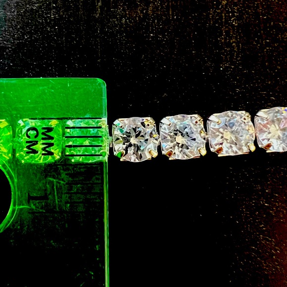 Rhinestone Diamonds Tennis necklace choker - Picture 4 of 5